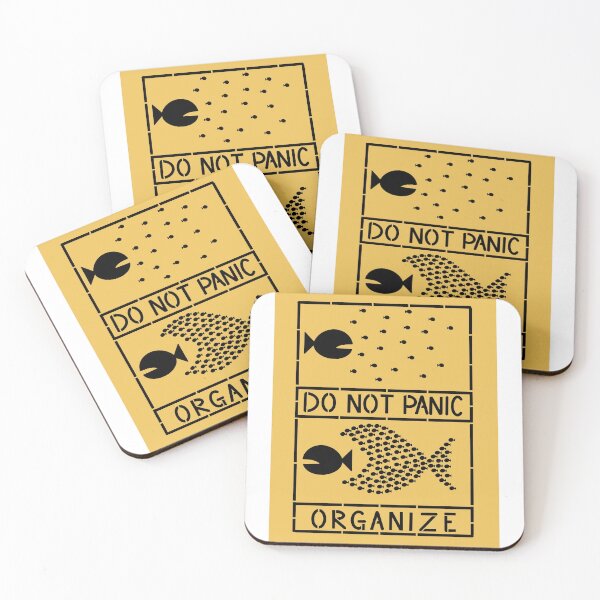 Item preview, Do Not Panic, Organize (Anarchist Yellow) designed and sold by Pxnksense.