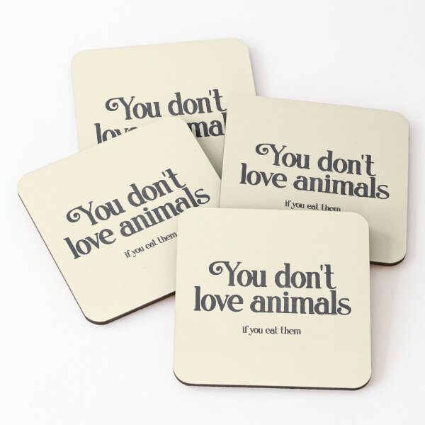 Item preview, Love Animals, Don’t Kill Them designed and sold by Canary-Vice.
