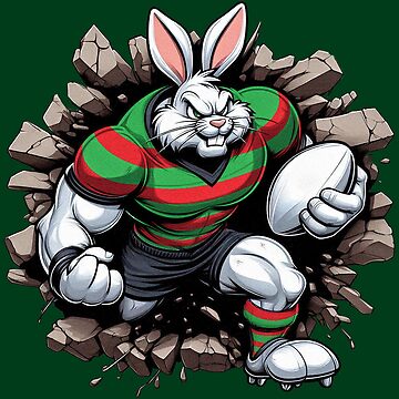 Artwork thumbnail, South Sydney Rabbitohs Smash Through by musclestache