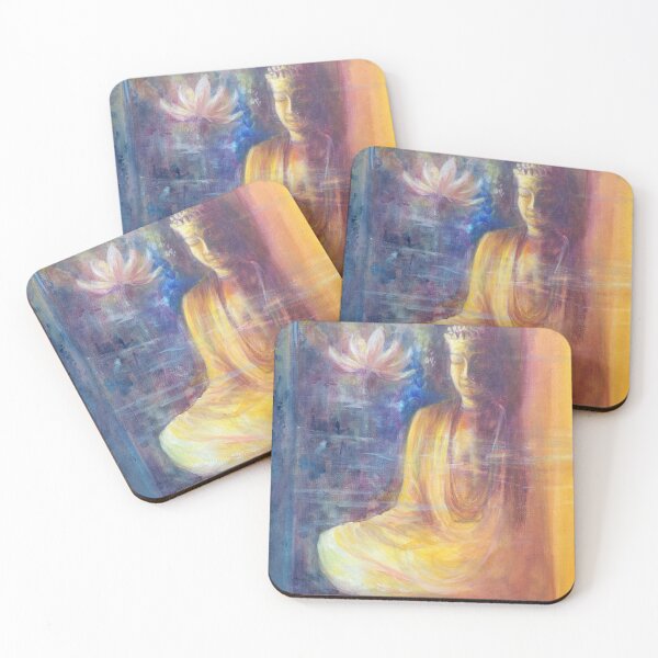 Item preview, buddha painting  -> Dorje Sempe, diamond mind, letting go, healing art, lotus flower  designed and sold by lizzyforrester.