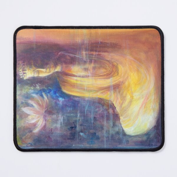 Item preview, buddha painting  -> Dorje Sempe, diamond mind, letting go, healing art, lotus flower  designed and sold by lizzyforrester.