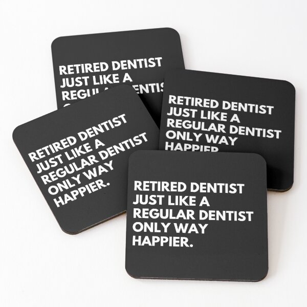 Item preview, Retired Dentist Funny Doctor Retirement Saying designed and sold by CuteLovelyDesigns.