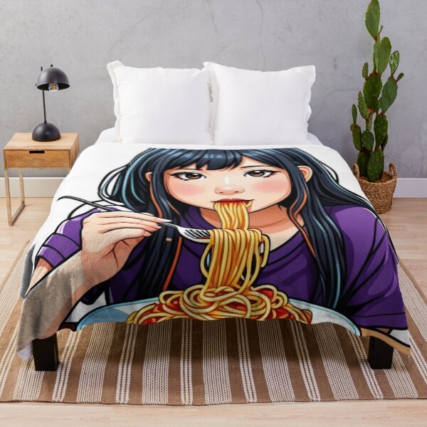 Item preview, Girl Eating Spaghetti designed and sold by JazzyPrints47.