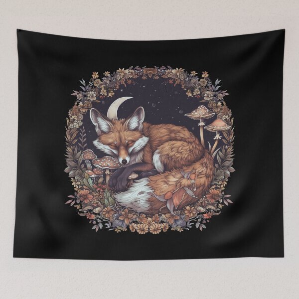 Item preview, Sweet Forestcore Fox designed and sold by PitchBlackIcon.
