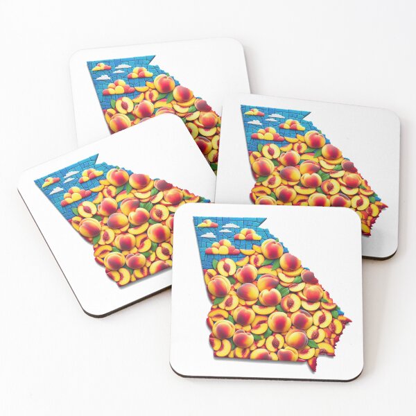 Item preview, Georgia Peaches Chef Sticker designed and sold by Naomi Gutierrez Parrish.