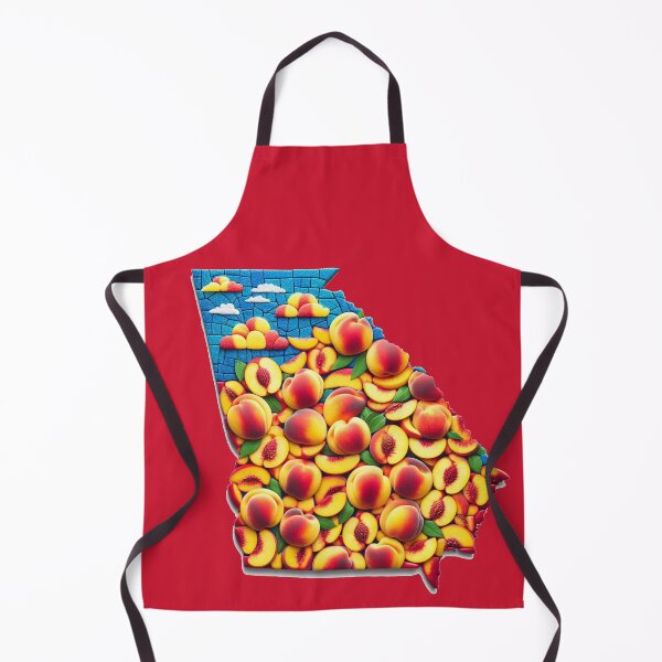 Item preview, Georgia Peaches Chef Sticker designed and sold by Naomi Gutierrez Parrish.