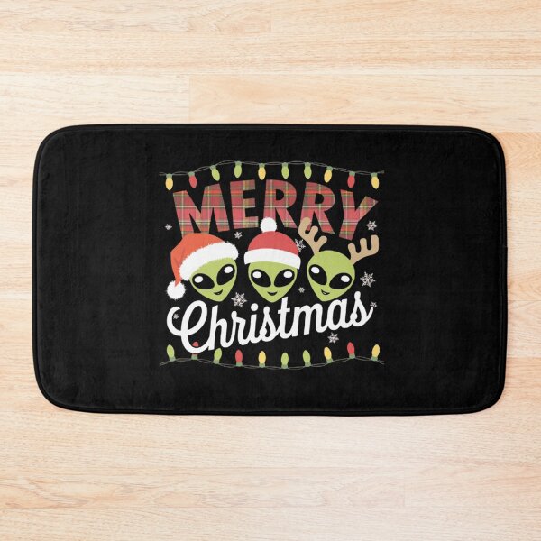 Item preview, Funny green alien in Santa hat Merry Christmas Lighting  designed and sold by BHMARTS.