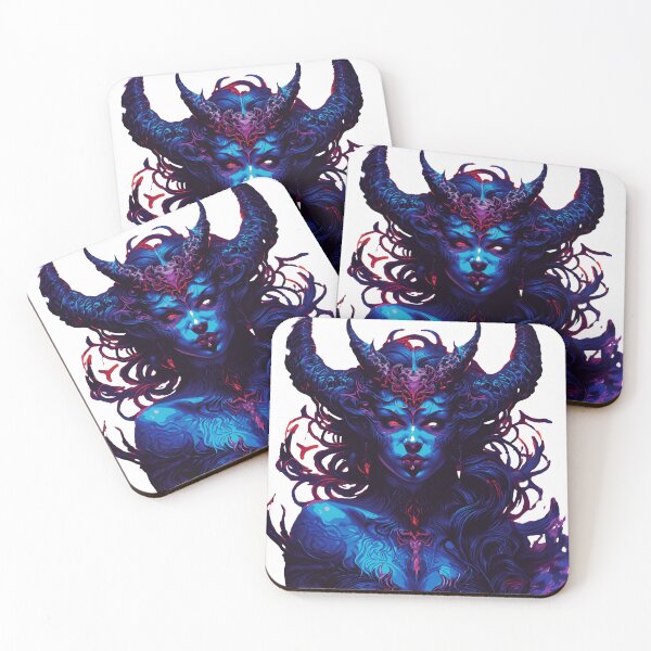 Item preview, Dark Fantasy Scene of Demonic Horned Succubus Lilith designed and sold by Liliths-Closet.