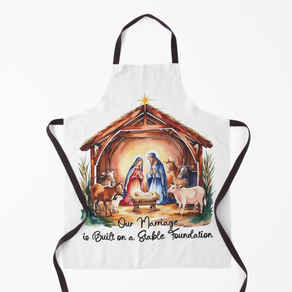 Item preview, Nativity our marriage is built on a stable foundation designed and sold by ANewGlory.