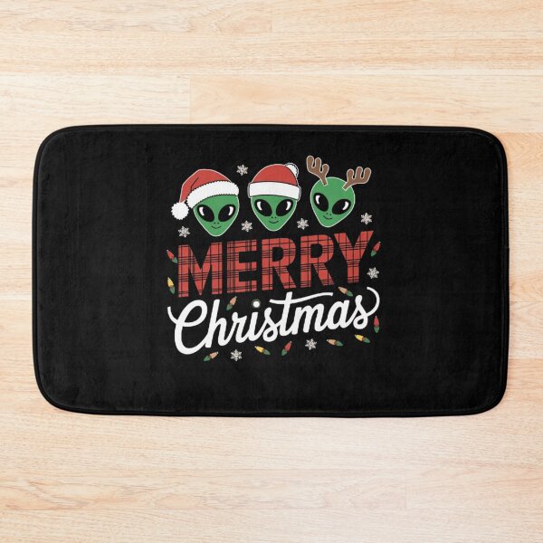 Item preview, Funny green alien in Santa hat Merry Christmas Lighting  designed and sold by BHMARTS.
