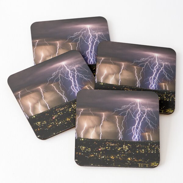 Item preview, Lightning Storm Brisbane designed and sold by pcole123.
