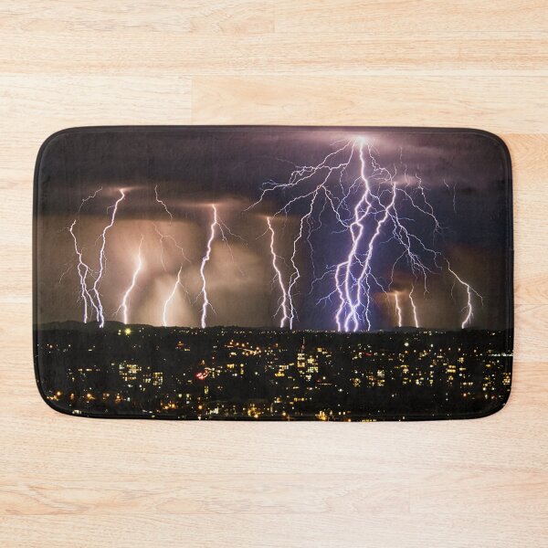 Item preview, Lightning Storm Brisbane designed and sold by pcole123.