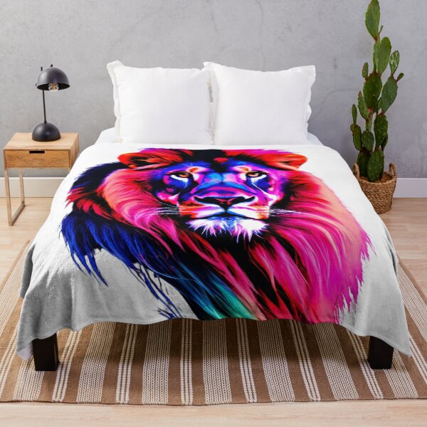 Item preview, King of Glow: Neon Lion Majesty designed and sold by Solo-SuperMom.
