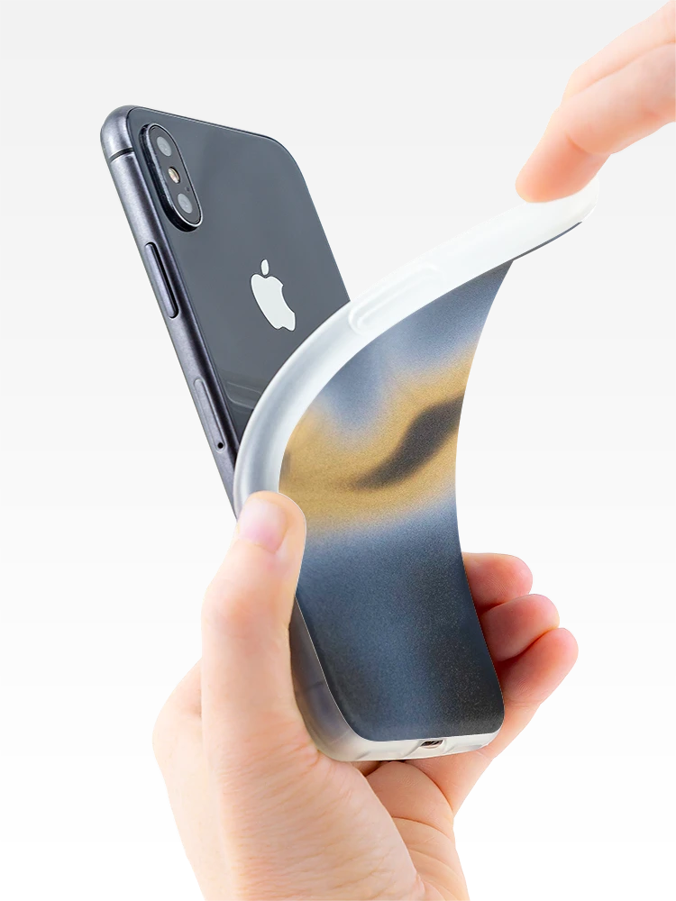 Thumbnail 4 of 5, iPhone Case, Fuzzy Gradient 2 designed and sold by Romi-Studio.