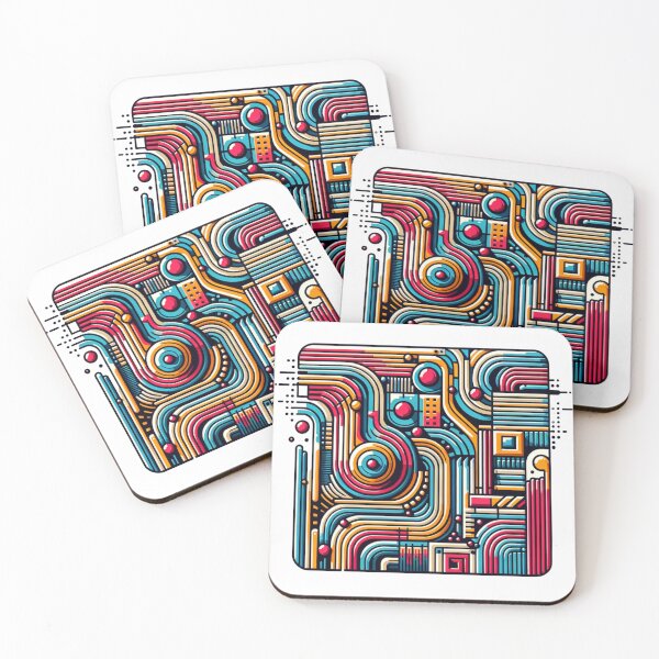 Item preview, Abstract retro art designed and sold by Tower Innovations.