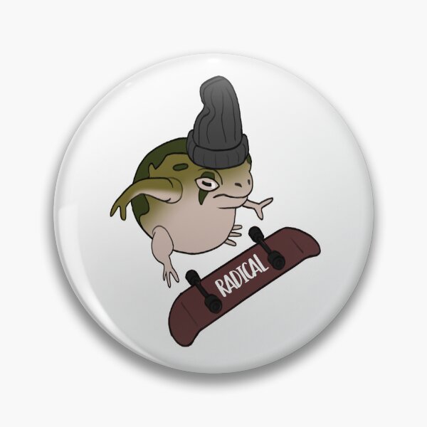 Item preview, Radical skateboard frog designed and sold by sagejulie7.