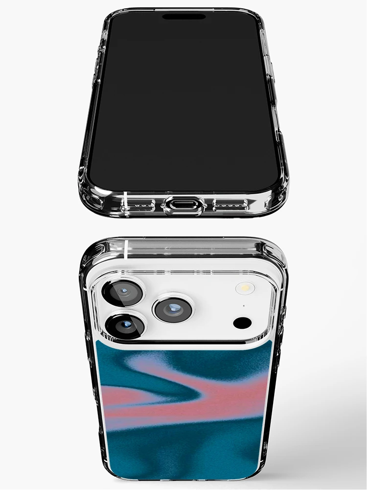 Thumbnail 3 of 5, iPhone Case, Fuzzy Gradient 5 designed and sold by Romi-Studio.