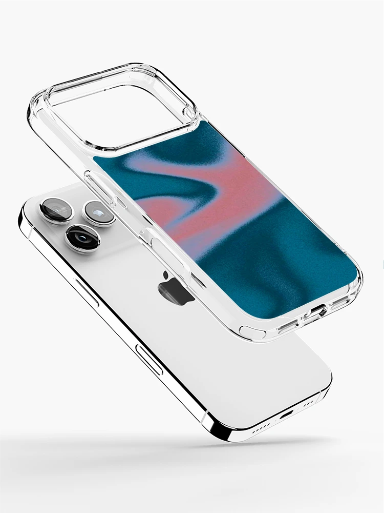 Thumbnail 2 of 5, iPhone Case, Fuzzy Gradient 5 designed and sold by Romi-Studio.