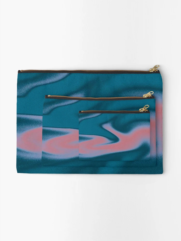 Thumbnail 2 of 4, Zipper Pouch, Fuzzy Gradient 5 designed and sold by Romi-Studio.