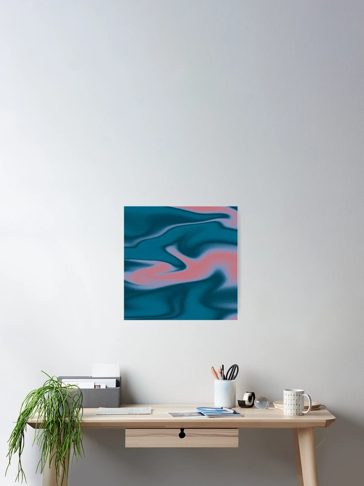 Thumbnail 2 of 3, Poster, Fuzzy Gradient 5 designed and sold by Romi-Studio.