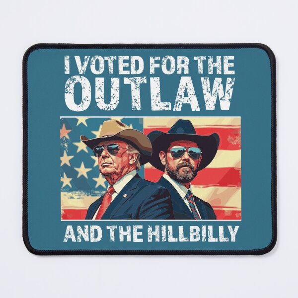Item preview, I Voted for The Outlaw And The Hillbilly - Trump Vance 2024 designed and sold by claywalkr.