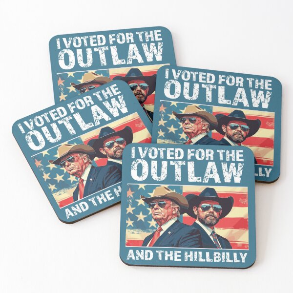 Item preview, I Voted for The Outlaw And The Hillbilly - Trump Vance 2024 designed and sold by claywalkr.