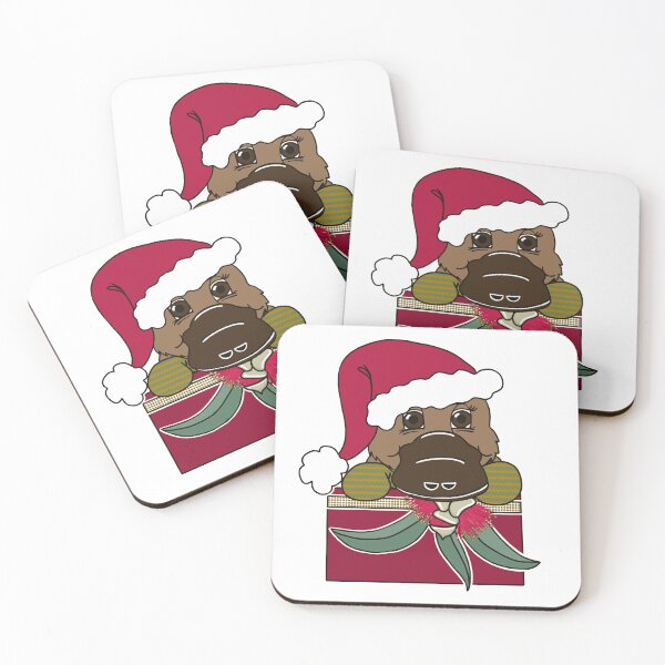 Item preview, "Platypus Santa" 1 | Aussie Christmas designed and sold by LiseHoltArt.