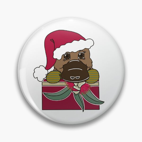 Item preview, "Platypus Santa" 1 | Aussie Christmas designed and sold by LiseHoltArt.