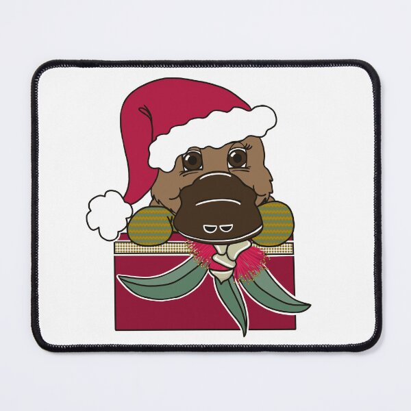 Item preview, "Platypus Santa" 1 | Aussie Christmas designed and sold by LiseHoltArt.