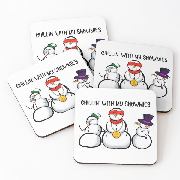 Item preview, Gang of Snowmies designed and sold by ArtByNabes.