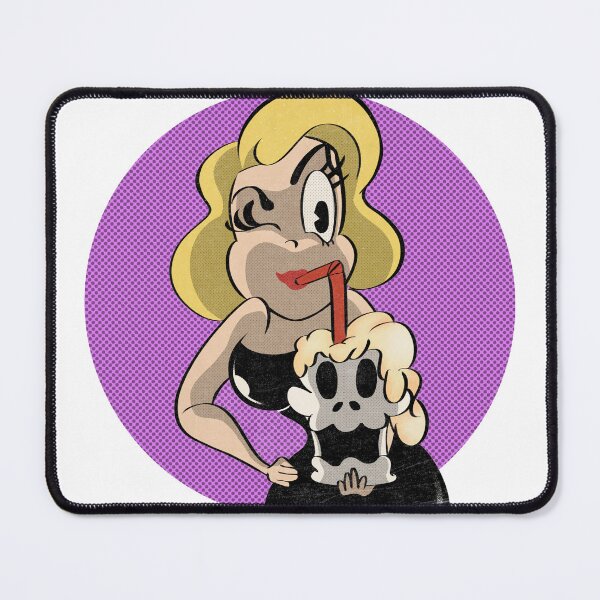 Item preview, Girl drinking in skull designed and sold by AxlShop.