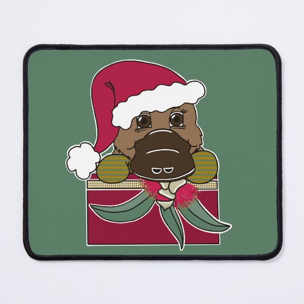Item preview, "Platypus Santa" 2 | Aussie Christmas designed and sold by LiseHoltArt.