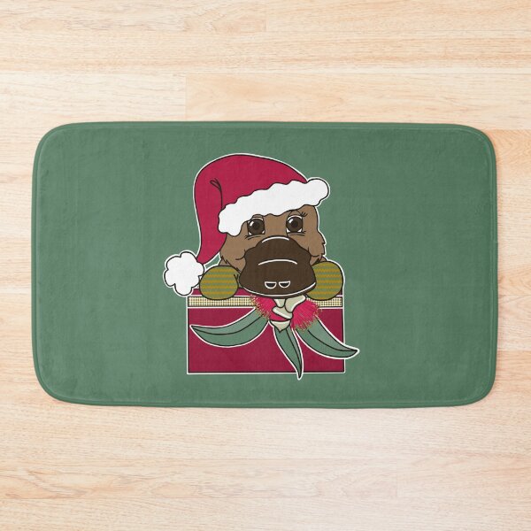 Item preview, "Platypus Santa" 2 | Aussie Christmas designed and sold by LiseHoltArt.