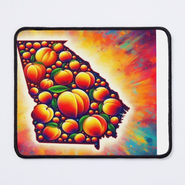 Item preview, Vibrant Georgia Peach Sticker designed and sold by Naomi Gutierrez Parrish.