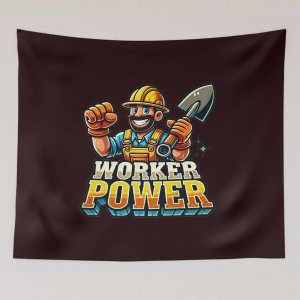 Item preview, Worker Power designed and sold by virusRojo.