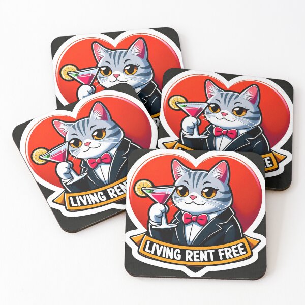 Item preview, Living rent free cat designed and sold by BelovedExile.