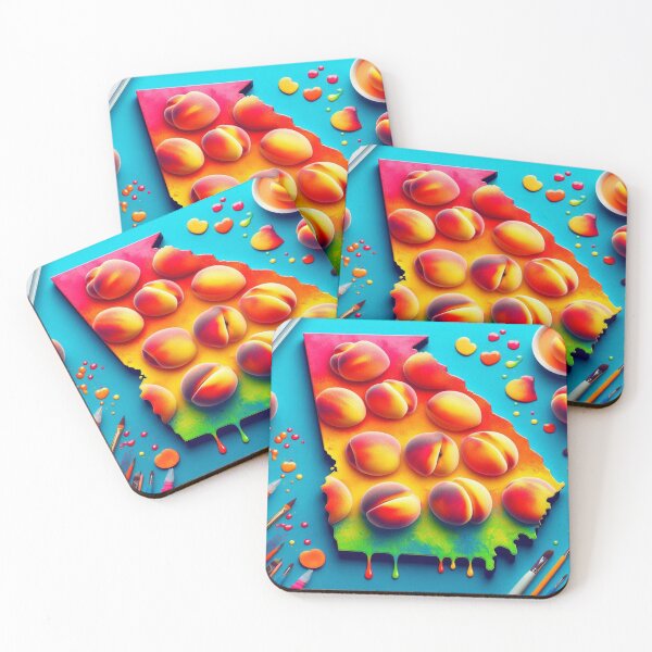 Item preview, Vibrant State of Georgia Peaches  designed and sold by Naomi Gutierrez Parrish.