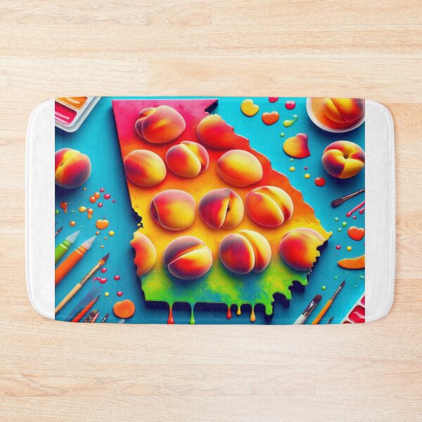 Item preview, Vibrant State of Georgia Peaches  designed and sold by Naomi Gutierrez Parrish.