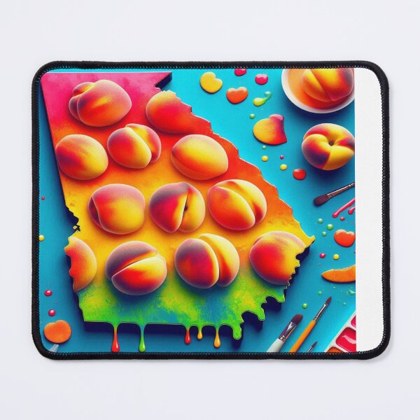 Item preview, Vibrant State of Georgia Peaches  designed and sold by Naomi Gutierrez Parrish.