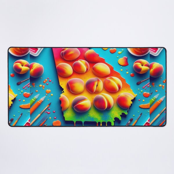 Item preview, Vibrant State of Georgia Peaches  designed and sold by Naomi Gutierrez Parrish.