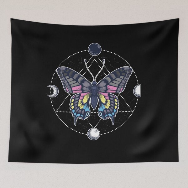 Item preview, Polygender Butterfly LGBT Pride Flag designed and sold by Clara Hollins.