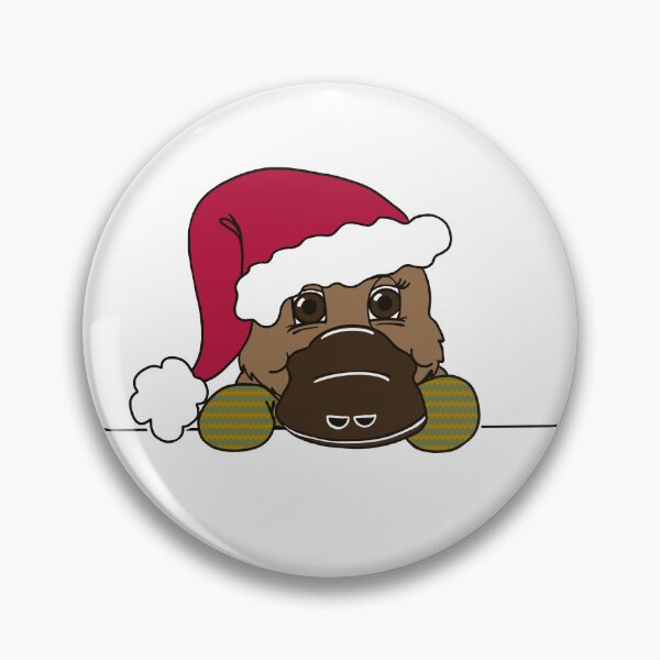 Item preview, "Platypus Santa" 1 | Merry Christmas designed and sold by LiseHoltArt.