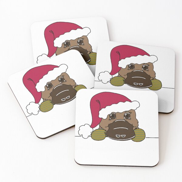 Item preview, "Platypus Santa" 1 | Merry Christmas designed and sold by LiseHoltArt.