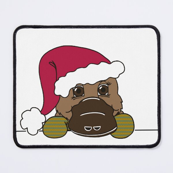 Item preview, "Platypus Santa" 1 | Merry Christmas designed and sold by LiseHoltArt.