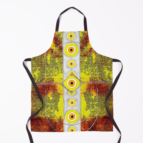 Item preview, yellow mati greek evil eye symbol designed and sold by JVNS.