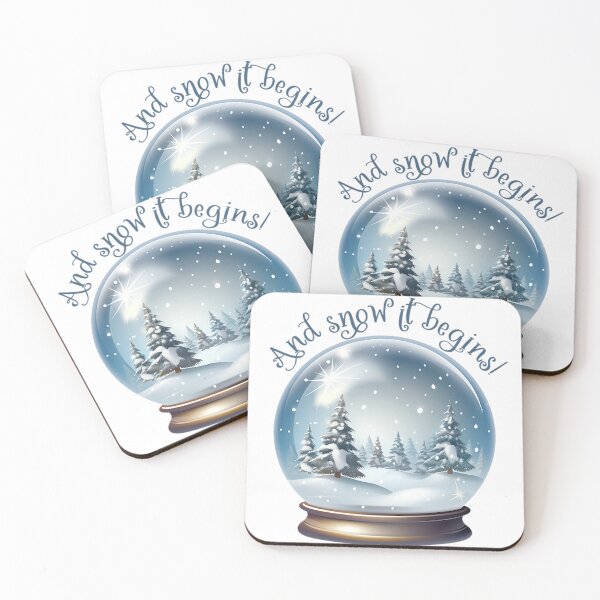 Artikelvorschau, Und es schneit! Winter Schnee Geschenk entworfen und verkauft von SSustainable.