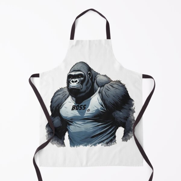 Item preview, GORILLA BOSS Mascot for muscle line designed and sold by Eyeba11.