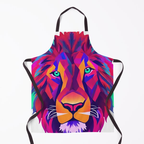Item preview, Electric Pride: Vibrant Neon Lion designed and sold by Solo-SuperMom.