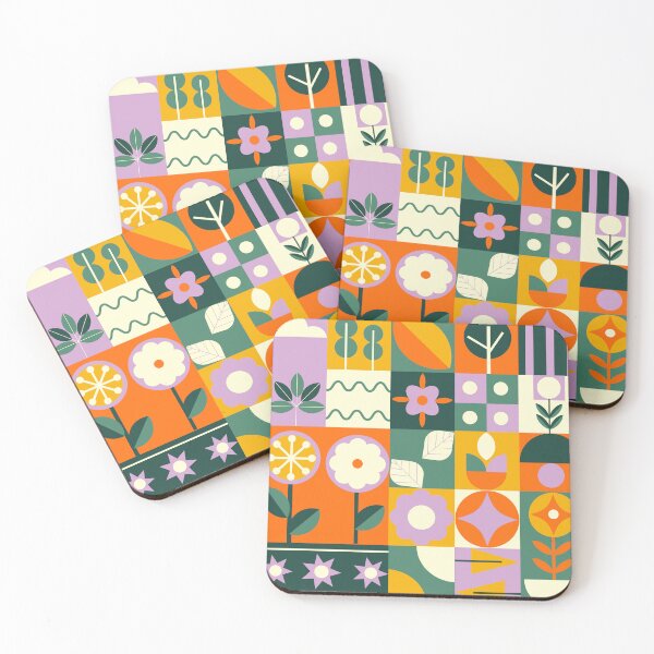 Item preview, Bauhaus-Style Geometric Abstract Nature Minimalist Pattern designed and sold by DEC02.
