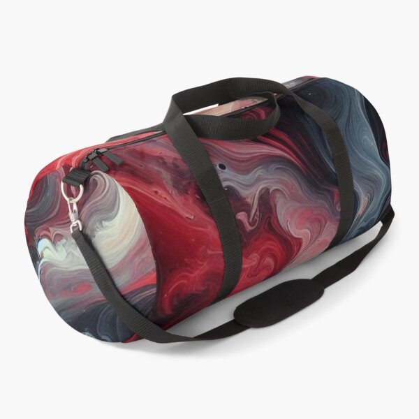 Item preview, Black, Red and White Swirling Marble Pattern #1  designed and sold by Paragon-Art.